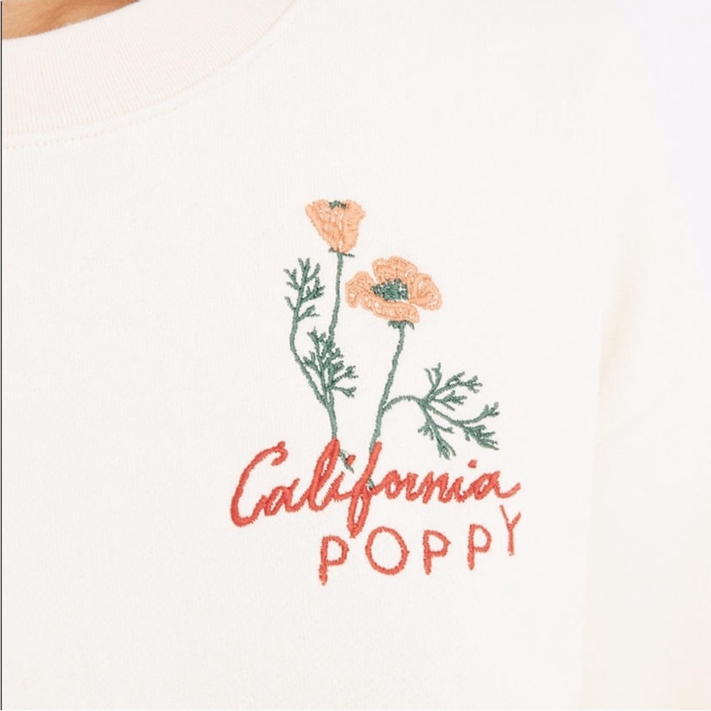 Madewell embroidered sweatshirt with flowers - Picture 2 of 8
